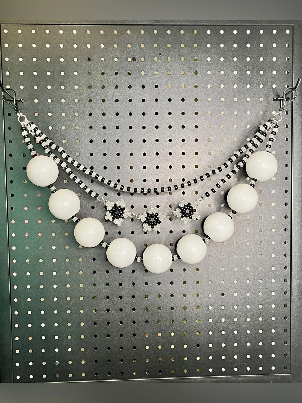 Glow in the Dark Mime Belt Chain - 3 Tiers/Layers
